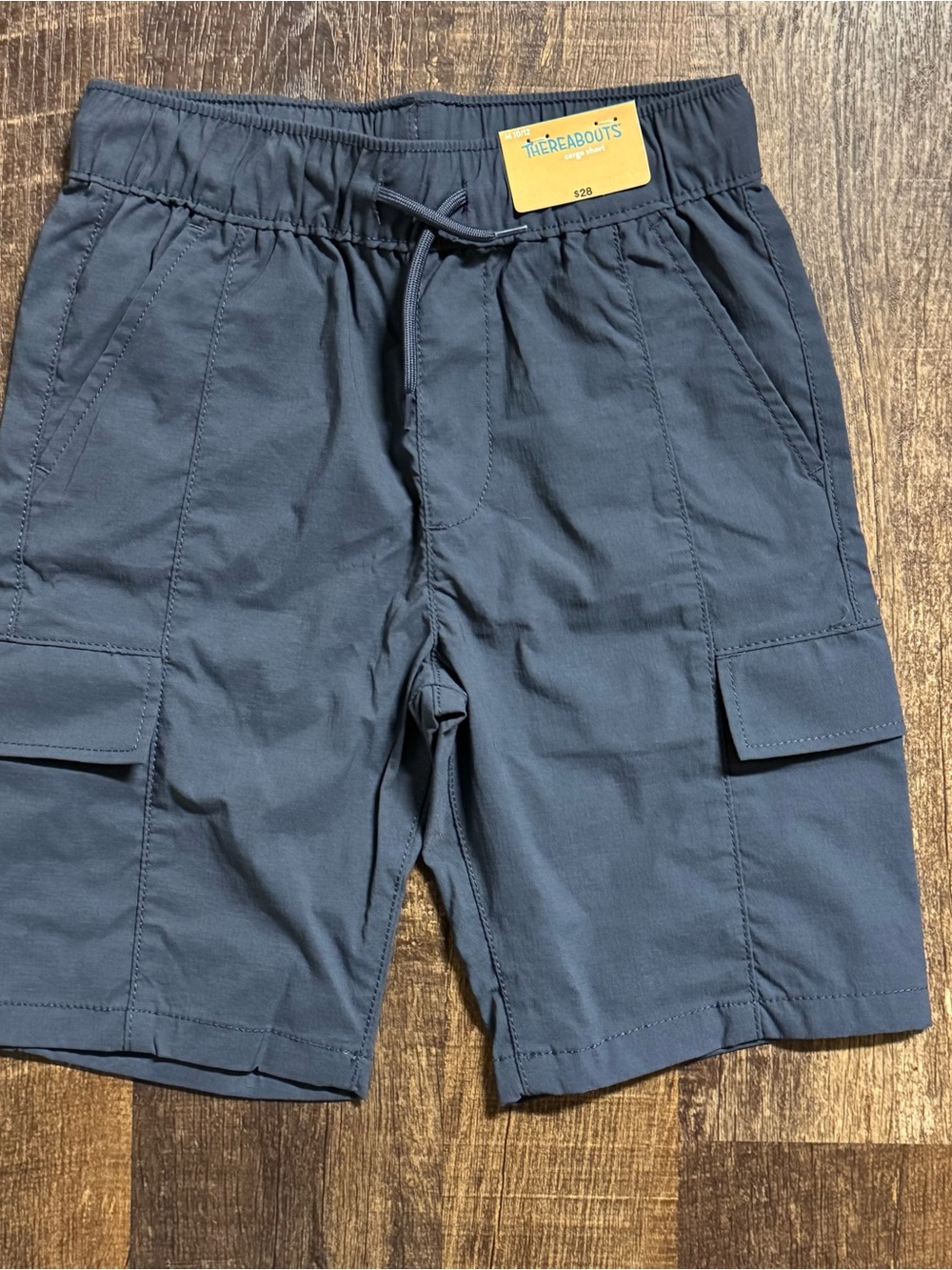 Boy’s Gray Cargo Shorts- Med 10/12